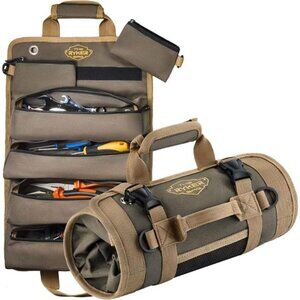 Tool Organizer Bag Tool Roll Up Bag w/Detachable Pockets Mechanic Tool Bag